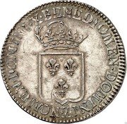 France ECU (Louis XV) KM# 459.24 SIT NOMEN DOMINI Z BENEDICTUM 1720 coin reverse France ECU (Louis XV) KM# 459.24 SIT NOMEN DOMINI Z BENEDICTUM 1720 coin reverse