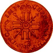 France Louis D'or Louis XIV 1702 O KM# 334.15 CHRS REGN VINC IMP O coin reverse