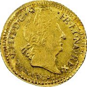 France Louis D'or Louis XIV 1704 M KM# 365.12 LVD XIIII D G FR ET NAV REX 1702 coin obverse France Louis D'or Louis XIV 1704 M KM# 365.12 LVD XIIII D G FR ET NAV REX 1702 coin obverse