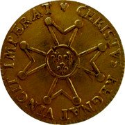 France Louis D'or Louis XV 1718 X KM# 438.19 CHRISTVS REGNAT VINCIT IMPERAT coin reverse France Louis D'or Louis XV 1718 X KM# 438.19 CHRISTVS REGNAT VINCIT IMPERAT coin reverse