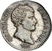 France 1/2 Franc Napoleon I 1806 A KM# 671.1 NAPOLEON EMPEREUR. TIOLIER coin obverse France 1/2 Franc Napoleon I 1806 A KM# 671.1 NAPOLEON EMPEREUR. TIOLIER coin obverse