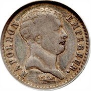 France 1/2 Franc Napoleon I 1807 A KM# 679 NAPOLEON EMPEREUR TIOLIER coin obverse France 1/2 Franc Napoleon I 1807 A KM# 679 NAPOLEON EMPEREUR TIOLIER coin obverse