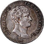 France 1/2 Franc Napoleon I AN12 MA KM# 648.10 BONAPARTE PREMIER CONSUL. TIOLIER coin obverse France 1/2 Franc Napoleon I AN12 MA KM# 648.10 BONAPARTE PREMIER CONSUL. TIOLIER coin obverse