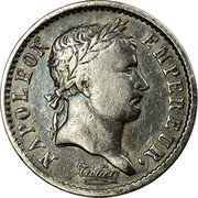 France 1/4 Franc Napoleon I 1807 A KM# 678.1 NAPOLEON EMPEREUR. TIOLIER coin obverse France 1/4 Franc Napoleon I 1807 A KM# 678.1 NAPOLEON EMPEREUR. TIOLIER coin obverse