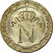 France 10 Centimes Napoleon I 1809 A KM# 676.1 N coin obverse