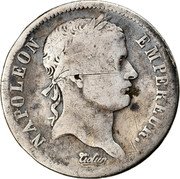 France 2 Francs Napoleon I 1811 W KM# 693.15 NAPOLEON EMPEREUR. TIOLIER coin obverse France 2 Francs Napoleon I 1811 W KM# 693.15 NAPOLEON EMPEREUR. TIOLIER coin obverse