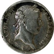 France 2 Francs Napoleon I 1812 B KM# 693.2 NAPOLEON EMPEREUR. TIOLIER coin obverse France 2 Francs Napoleon I 1812 B KM# 693.2 NAPOLEON EMPEREUR. TIOLIER coin obverse
