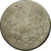 France 2 Francs Napoleon I AN12 I KM# 657.6 2 FRANCS REPUBLIQUE FRANÇAISE AN12 I coin reverse France 2 Francs Napoleon I AN12 I KM# 657.6 2 FRANCS REPUBLIQUE FRANÇAISE AN12 I coin reverse