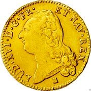 France 2 Louis D'or Louis XVI 1786 K KM# 592.8 LUD XVI D G FR ET NAV REX DUVIV coin obverse France 2 Louis D'or Louis XVI 1786 K KM# 592.8 LUD XVI D G FR ET NAV REX DUVIV coin obverse