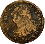 France 2 Sols Louis XVI 1792 MA KM# 603.11 LOUIS XVI ROI DES FRANÇOIS 1792 MA coin obverse France 2 Sols Louis XVI 1792 MA KM# 603.11 LOUIS XVI ROI DES FRANÇOIS 1792 MA coin obverse