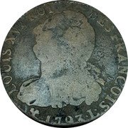 France 2 Sols Louis XVI 1793 L KM# 603.9 LOUIS XVI ROI DES FRANÇOIS 1793 L coin obverse France 2 Sols Louis XVI 1793 L KM# 603.9 LOUIS XVI ROI DES FRANÇOIS 1793 L coin obverse