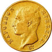 France 20 Francs Napoleon I 1806 I KM# 674.2 NAPOLEON EMPEREUR coin obverse France 20 Francs Napoleon I 1806 I KM# 674.2 NAPOLEON EMPEREUR coin obverse