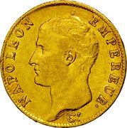 France 20 Francs Napoleon I 1806 W KM# 674.6 NAPOLEON EMPEREUR. coin obverse France 20 Francs Napoleon I 1806 W KM# 674.6 NAPOLEON EMPEREUR. coin obverse