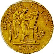 France 24 Livres Louis XVI Constitution 1793 KM# 626.3 CONSTI TUTION DUPRE 1793 REGNE DE LA LOI coin reverse France 24 Livres Louis XVI Constitution 1793 KM# 626.3 CONSTI TUTION DUPRE 1793 REGNE DE LA LOI coin reverse