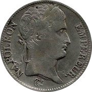France 5 Francs Napoleon I 1808 KM# 686.14 NAPOLEON EMPEREUR. BRENET coin obverse France 5 Francs Napoleon I 1808 KM# 686.14 NAPOLEON EMPEREUR. BRENET coin obverse