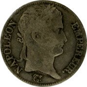 France 5 Francs Napoleon I 1811 I KM# 694.7 NAPOLEON EMPEREUR BRENET coin obverse France 5 Francs Napoleon I 1811 I KM# 694.7 NAPOLEON EMPEREUR BRENET coin obverse