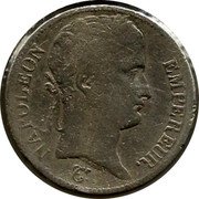 France 5 Francs Napoleon I 1811 L KM# 694.9 NAPOLEON EMPEREUR. BRENET coin obverse France 5 Francs Napoleon I 1811 L KM# 694.9 NAPOLEON EMPEREUR. BRENET coin obverse
