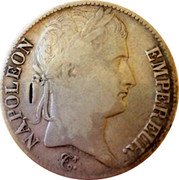 France 5 Francs Napoleon I 1813 W KM# 694.16 NAPOLEON EMPEREUR. coin obverse France 5 Francs Napoleon I 1813 W KM# 694.16 NAPOLEON EMPEREUR. coin obverse