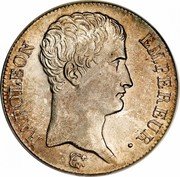 France 5 Francs Napoleon I AN13 A KM# 662.1 NAPOLEON EMPEREUR coin obverse France 5 Francs Napoleon I AN13 A KM# 662.1 NAPOLEON EMPEREUR coin obverse