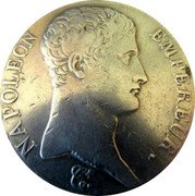 France 5 Francs Napoleon I AN13 I KM# 662.7 NAPOLEON EMPEREUR. BRENET coin obverse France 5 Francs Napoleon I AN13 I KM# 662.7 NAPOLEON EMPEREUR. BRENET coin obverse