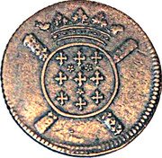 France 5 Sols Siege Coinage 1708 KM# 5 coin obverse France 5 Sols Siege Coinage 1708 KM# 5 coin obverse