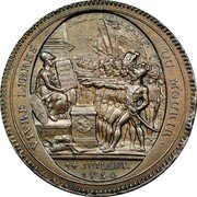 France 5 Sols Token Issue 1792 KM# Tn33 VIVRE LIBRES OU MOURIR PACTE FEDERATIF CONSTI TUTION DES FRANCAIS DUPRÉ. F. 14 JUILLET 1790 coin obverse France 5 Sols Token Issue 1792 KM# Tn33 VIVRE LIBRES OU MOURIR PACTE FEDERATIF CONSTI TUTION DES FRANCAIS DUPRÉ. F. 14 JUILLET 1790 coin obverse