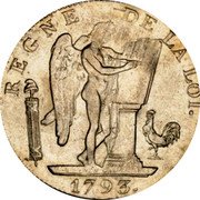 France Six Livres Genius of Liberty 1793//LAN BB Français KM# 624.4 CONSTI TUTION 1793 REGNE DE LA LOI coin reverse France Six Livres Genius of Liberty 1793//LAN BB Français KM# 624.4 CONSTI TUTION 1793 REGNE DE LA LOI coin reverse