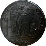 France Six Livres Genius of Liberty 1793//LAN II MA KM# 624.7 CONSTI TUTION 1793 REGNE DE LA LOI coin reverse France Six Livres Genius of Liberty 1793//LAN II MA KM# 624.7 CONSTI TUTION 1793 REGNE DE LA LOI coin reverse