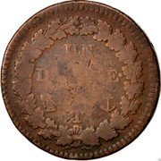France Decime Napoleon I LAN 5 (1796-97) T KM# 644.10 UN DÉCIME L'AN 5 T coin reverse France Decime Napoleon I LAN 5 (1796-97) T KM# 644.10 UN DÉCIME L'AN 5 T coin reverse