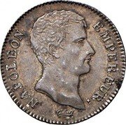 France Franc Napoleon I 1806 A KM# 672.1 NAPOLEON EMPEREUR. TIOLIER coin obverse France Franc Napoleon I 1806 A KM# 672.1 NAPOLEON EMPEREUR. TIOLIER coin obverse