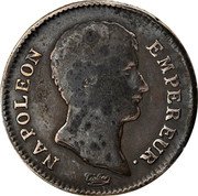 France Franc Napoleon I 1806 L KM# 672.6 NAPOLEON EMPEREUR. TIOLIER coin obverse France Franc Napoleon I 1806 L KM# 672.6 NAPOLEON EMPEREUR. TIOLIER coin obverse