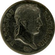 France Franc Napoleon I 1808 D KM# 682.4 NAPOLEON EMPEREUR. TIOLIER coin obverse