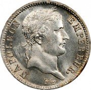 France Franc Napoleon I 1812 A KM# 692.1 NAPOLEON EMPEREUR. TIOLIER coin obverse France Franc Napoleon I 1812 A KM# 692.1 NAPOLEON EMPEREUR. TIOLIER coin obverse