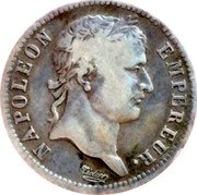 France Franc Napoleon I 1812 I KM# 692.7 NAPOLEON EMPEREUR. TIOLIER coin obverse France Franc Napoleon I 1812 I KM# 692.7 NAPOLEON EMPEREUR. TIOLIER coin obverse