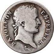 France Franc Napoleon I 1813 H KM# 692.6 NAPOLEON EMPEREUR. TIOLIER coin obverse France Franc Napoleon I 1813 H KM# 692.6 NAPOLEON EMPEREUR. TIOLIER coin obverse