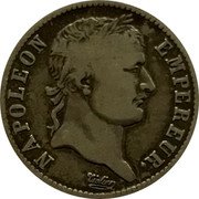 France Franc Napoleon I 1813 W KM# 692.16 NAPOLEON EMPEREUR. TIOLIER coin obverse France Franc Napoleon I 1813 W KM# 692.16 NAPOLEON EMPEREUR. TIOLIER coin obverse