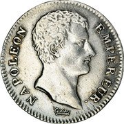 France Franc Napoleon I AN13 I KM# 656.7 NAPOLEON EMPEREUR. TIOLIER coin obverse France Franc Napoleon I AN13 I KM# 656.7 NAPOLEON EMPEREUR. TIOLIER coin obverse