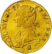 France Louis D'or Louis XVI 1775 I KM# 567.6 LUD XVI D G FR ET NAV REX DUVIV. coin obverse France Louis D'or Louis XVI 1775 I KM# 567.6 LUD XVI D G FR ET NAV REX DUVIV. coin obverse