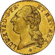 France Louis D'or Louis XVI 1786 W KM# 591.15 LUD XVI D G FR ET NAV REX DUVIV coin obverse France Louis D'or Louis XVI 1786 W KM# 591.15 LUD XVI D G FR ET NAV REX DUVIV coin obverse