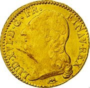 France Louis D'or Louis XVI 1788 N KM# 591.11 LUD XVI D G FR ET NAV REX DIVAV coin obverse France Louis D'or Louis XVI 1788 N KM# 591.11 LUD XVI D G FR ET NAV REX DIVAV coin obverse