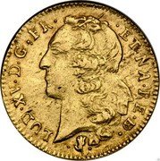 France Louis D'or (Louis XV) KM# 514 LUD XV D G FR ET NAV REX BD coin obverse France Louis D'or (Louis XV) KM# 514 LUD XV D G FR ET NAV REX BD coin obverse