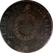 France Sol First Republic. Marseille LAN II (1793-94) MA KM# 620.6 LIBERTE EGALITE 1 S coin reverse France Sol First Republic. Marseille LAN II (1793-94) MA KM# 620.6 LIBERTE EGALITE 1 S coin reverse