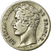 France 1/2 Franc Charles X 1829 MA KM# 723.10 CHARLES X ROI DE FRANCE. MICHAUT coin obverse France 1/2 Franc Charles X 1829 MA KM# 723.10 CHARLES X ROI DE FRANCE. MICHAUT coin obverse