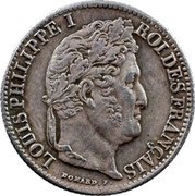 France 1/2 Franc Louis Philippe I 1831 H KM# 741.5 LOUIS PHILIPPE I ROI DES FRANÇAIS DOMARD. F. coin obverse France 1/2 Franc Louis Philippe I 1831 H KM# 741.5 LOUIS PHILIPPE I ROI DES FRANÇAIS DOMARD. F. coin obverse