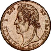 France 10 Centimes Charles X 1828 A KM# 11.1 CHARLES X ROI DE FRANCE. NP. TIOLIER coin obverse France 10 Centimes Charles X 1828 A KM# 11.1 CHARLES X ROI DE FRANCE. NP. TIOLIER coin obverse