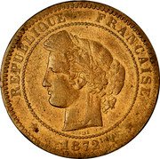 France 10 Centimes Marianne 1872 K KM# 815.2 REPUBLIQUE FRANÇAISE OUDINÉ 1871 coin obverse France 10 Centimes Marianne 1872 K KM# 815.2 REPUBLIQUE FRANÇAISE OUDINÉ 1871 coin obverse