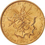 France 10 Francs Industry 1976 KM# 940 REPUBLIQUE FRANÇAISE RF MATHIEU 1978 coin obverse France 10 Francs Industry 1976 KM# 940 REPUBLIQUE FRANÇAISE RF MATHIEU 1978 coin obverse