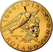 France 10 Francs 100th Anniversary of Birth of Roland Garros 1988 KM# 965 1888-1918 H. DUETTHE ROLAND GARROS coin reverse France 10 Francs 100th Anniversary of Birth of Roland Garros 1988 KM# 965 1888-1918 H. DUETTHE ROLAND GARROS coin reverse