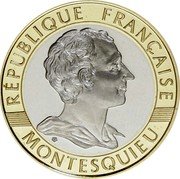 France 10 Francs 300th Anniversary of the Birth of Charles-Louis de Montesquieu 1989 Proof KM# 969a RÉPUBLIQUE FRANÇAISE MONTESQUIEU coin obverse France 10 Francs 300th Anniversary of the Birth of Charles-Louis de Montesquieu 1989 Proof KM# 969a RÉPUBLIQUE FRANÇAISE MONTESQUIEU coin obverse
