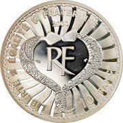 France 10 Francs Yves Saint Laurent 2000 Proof KM# 1235 LIBERTÉ ÉGALITÉ FRATERNITÉ 2000 RF 10 FRANCS coin obverse France 10 Francs Yves Saint Laurent 2000 Proof KM# 1235 LIBERTÉ ÉGALITÉ FRATERNITÉ 2000 RF 10 FRANCS coin obverse